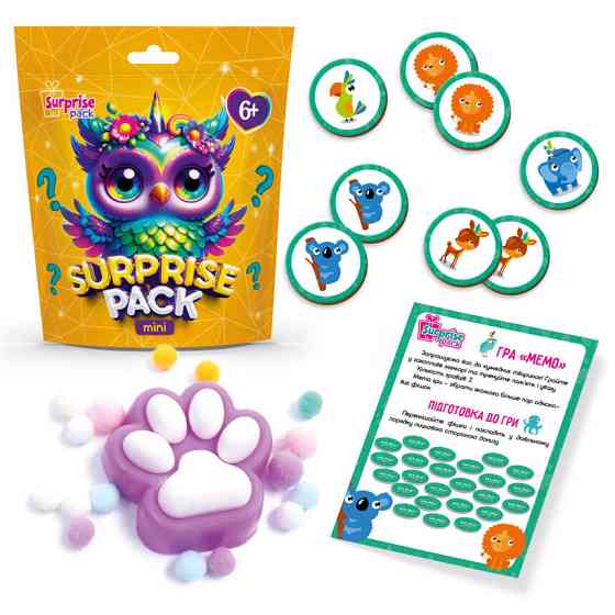 Ігровий набір-сюрприз "Surprise Pack Mini 1" VT8040-01 настільна гра та сквіш Вінниця