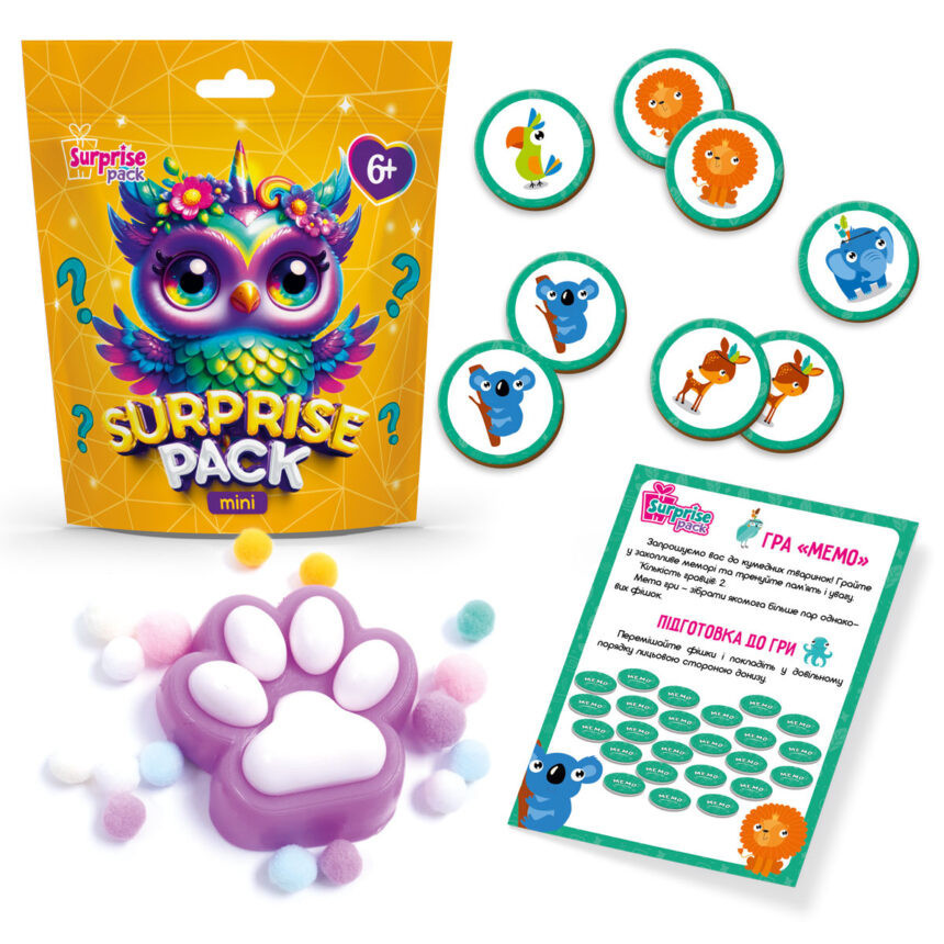 Ігровий набір-сюрприз "Surprise Pack Mini 1" VT8040-01 настільна гра та сквіш Вінниця - фото 2