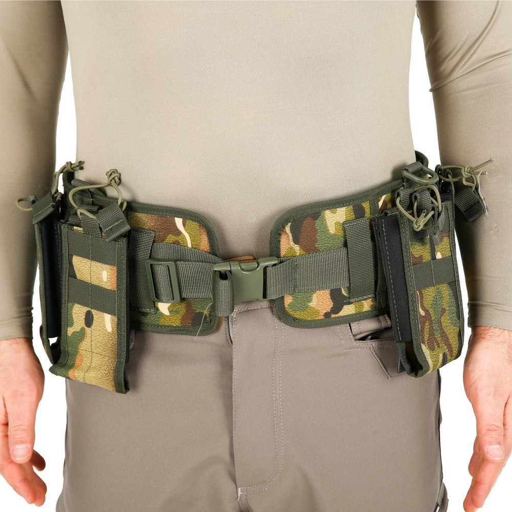 Розвантажувальний пояс РПС для військових, розвантаження тактичне із системою MOLLE, Камуфляж зелений Кам'янець-Подільський - фото 5