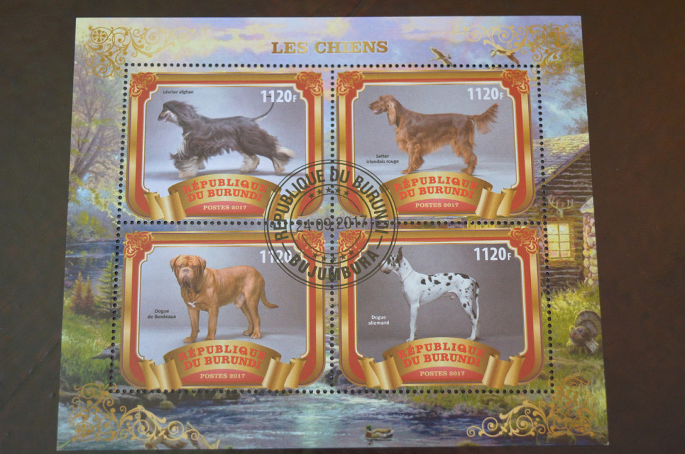 Бурунди. Фауна. Блок. 2017 год (Б-2) Полтава - изображение 1