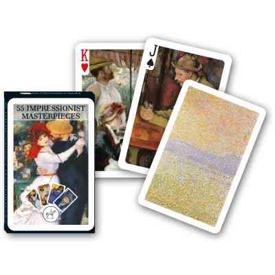 Карты игральные Piatnik Шедевры импрессионистов 1 колода х 55 карт (PT-112218) Винница