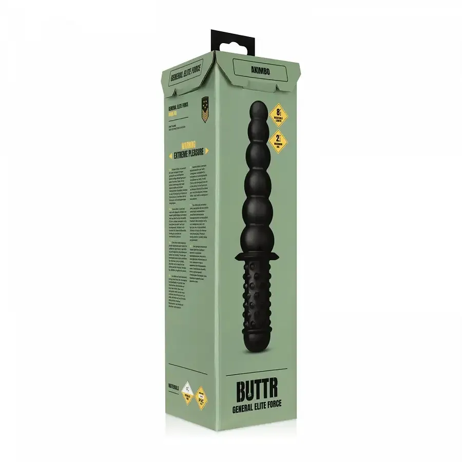 Анальний ланцюжок BUTTR - Akimbo Double Sided Anal Dildo Львів - фото 7