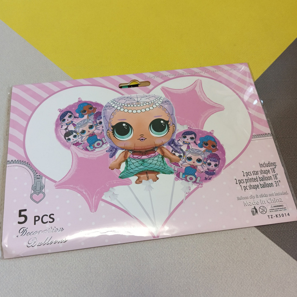 Набор воздушных шаров Лол (5 предметов) Киев - изображение 1
