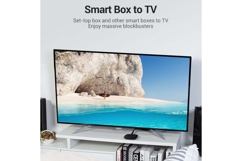 Плоский HDMI-кабель Vention 1.5 м, черный Киев - изображение 9