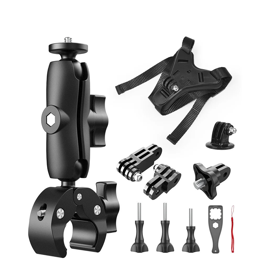 Крепление на мотоцикл для экшн камеры шлем труба AC Prof HQS-NEW-KIT-M04 Киев - изображение 5