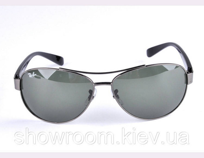 Сонцезахисні чоловічі окуляри в стилі RAY BAN 3386 004 Lux Київ - фото 1