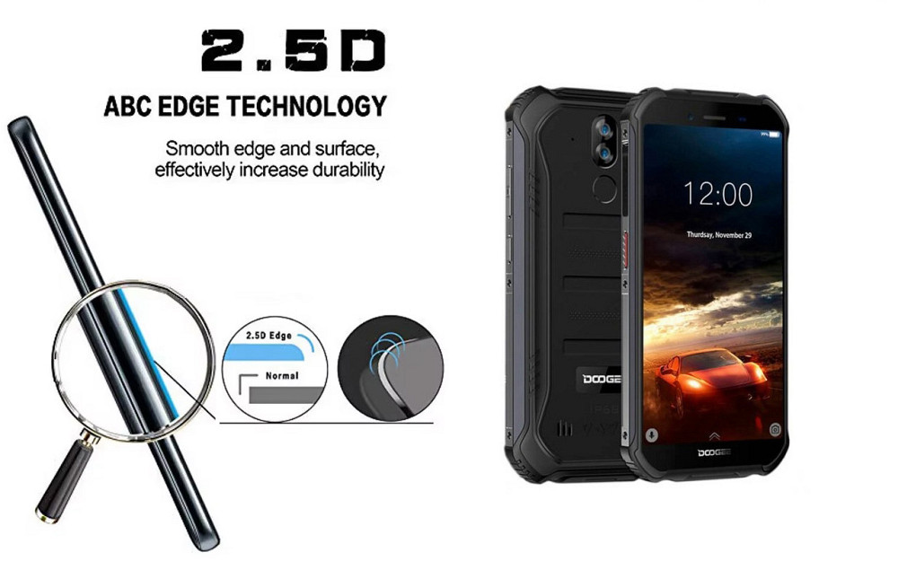 Захисне скло ArmorGlass для DOOGEE S40, S40 Lite, S40 Pro – стійке до подряпин та ударів Київ - фото 2