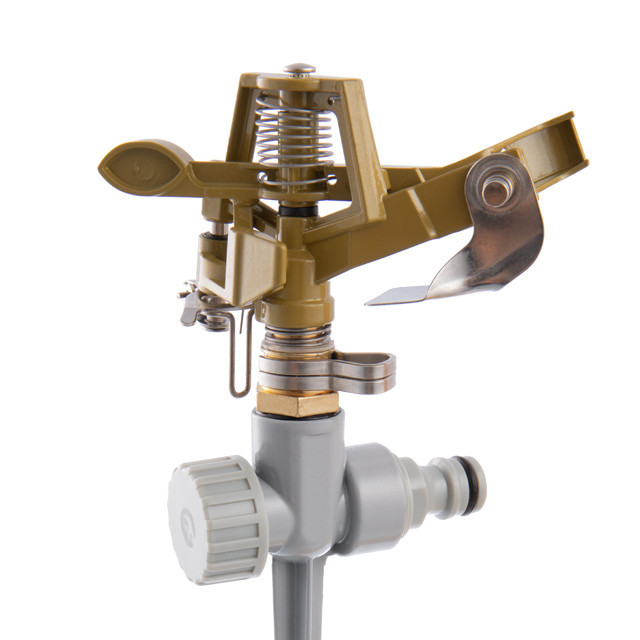 Дождеватель пульсационный на колку, с полной или частичной зоной полива до 12 м, материалы: Brass, Zinc alloy INTERTOOL GE-0052 Киев - изображение 3