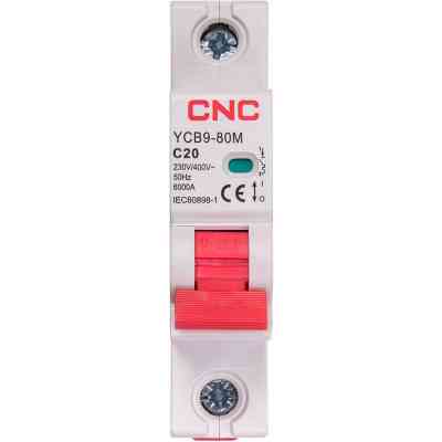 Автоматичний вимикач CNC YCB9-80M 1P C20 6ka (NV821433) Вінниця