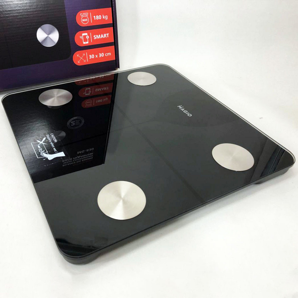 Точні електронні підлогові ваги MAGIO MG-830 180кг, Розумні цифрові ваги, Фірмові RK-703 підлогові ваги Київ - фото 4