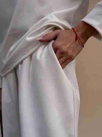 Жіночий базовий прогулянковий костюм на осінь щільний джерсі Одеса