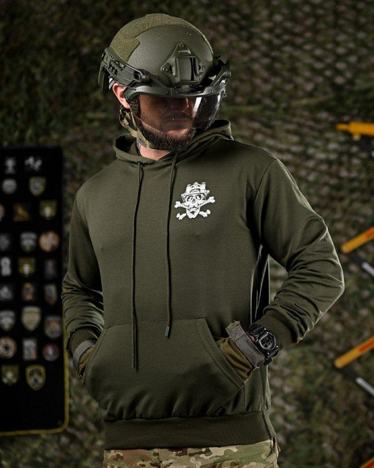 Тактическая худи MAKLIN Girl  трон олива  ДЛ7068 Одесса - изображение 2