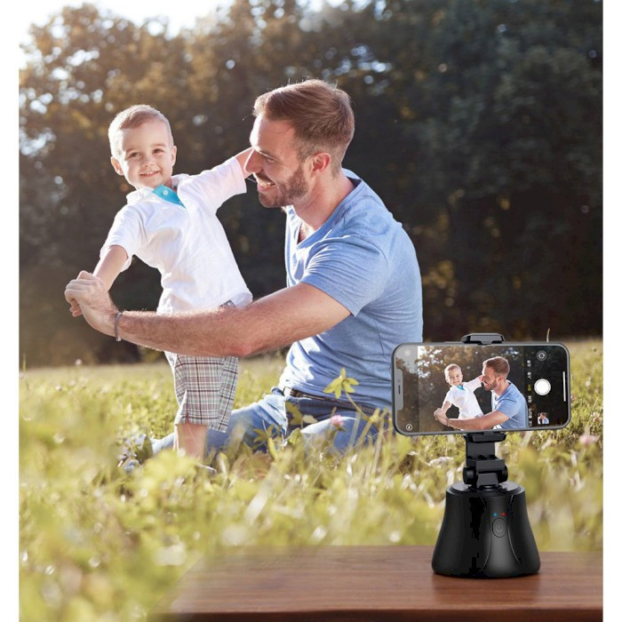 Смарт штатив Baseus 360°AI Following Shot Tripod Head SUYT-B01 (Черный) Николаев - изображение 5
