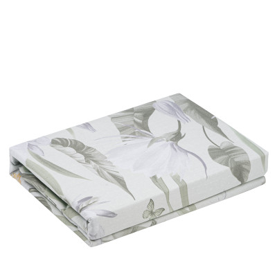 Постельное белье Ardesto Gloria сатин цветы, зеленый евро 200х220 (ART2022GF) Винница - изображение 3