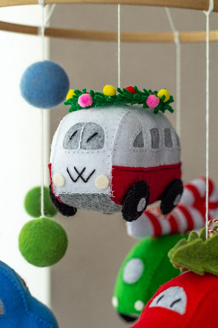 Дитячий мобіль на ліжечко «Новорічний» Київ - фото 4