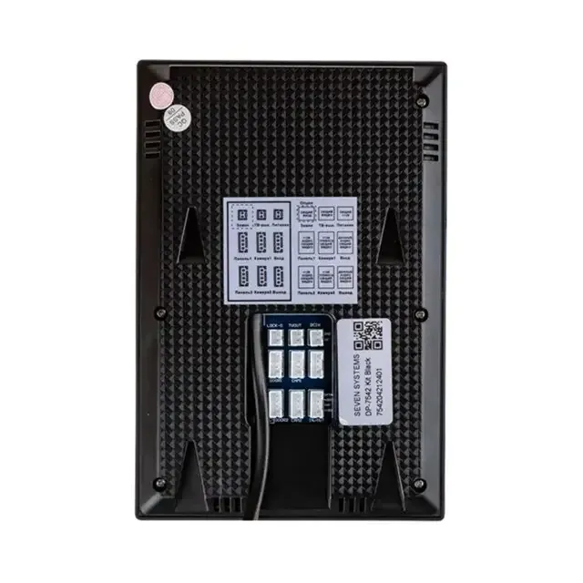 Комплект домофона 4 дюйми з викличною панеллю SEVEN DP-7541/07Kit black Київ - фото 4