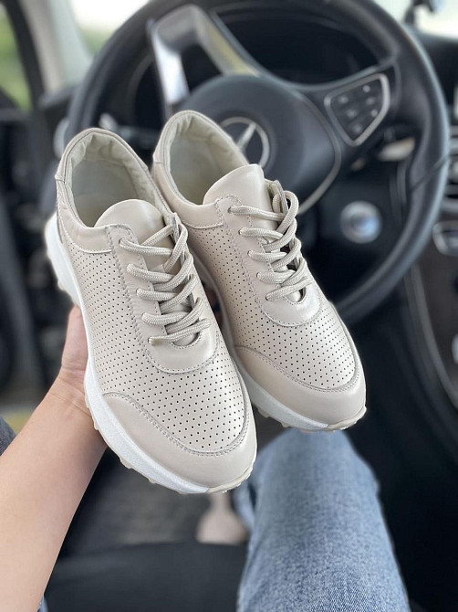 Zemira Кросівки жіночі ZEMIRA 188/8344 ST бежеві (весна-літо, шкіра натуральна) (5034) Коломыя - изображение 4