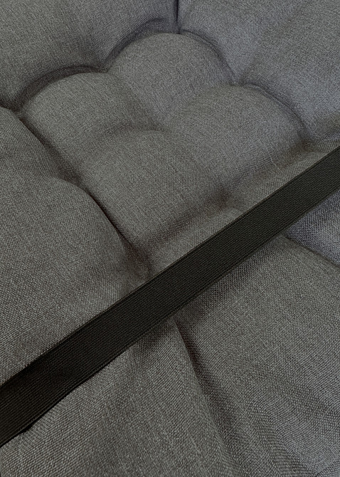 Подушка для стільців (50x120х8 см) подвійна Decorator Sawana колір сірий 84-163 Київ - фото 7