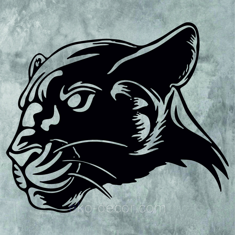 Декоративное настенное Панно «Пантера», Декор на стену Киев - изображение 5