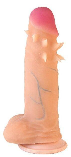 Фалоімітатор EGZO Ciberskin SVS001 (17,5 см х 3,5 см) Sex Aura Київ - фото 2