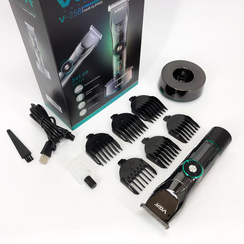 Многофункциональная аккумуляторная машинка для стрижки, Машинка для стрижки с насадками беспроводная LY-34 Львов - изображение 5