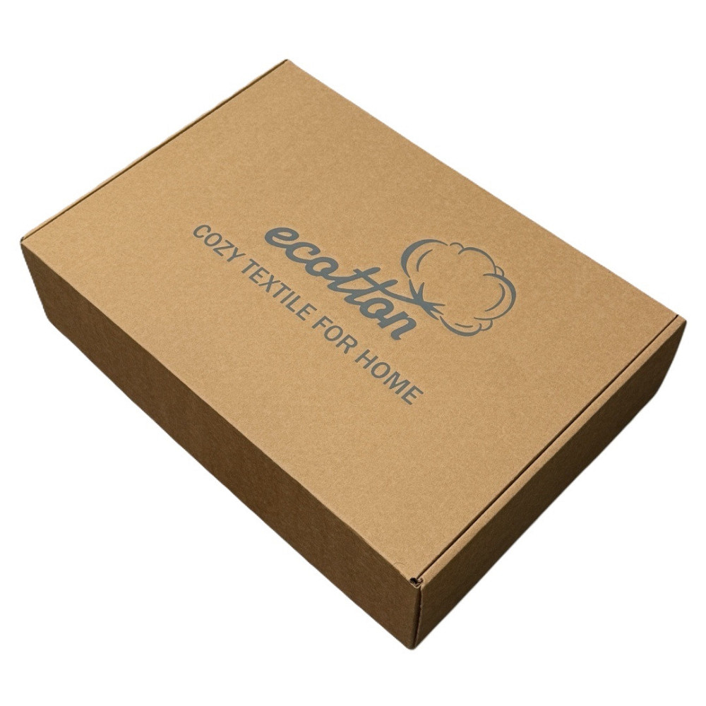 Ecotton Комплект постільної білизни Ecotton Jaquard двоспальний Євро 210х215 помаранчевий Orang Коломия - фото 6