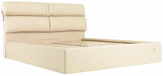 Кровать Edinburgh Comfort 140 х 200 см Fly 2207 С подъемным механизмом и нишей для белья Бежевый Днепр