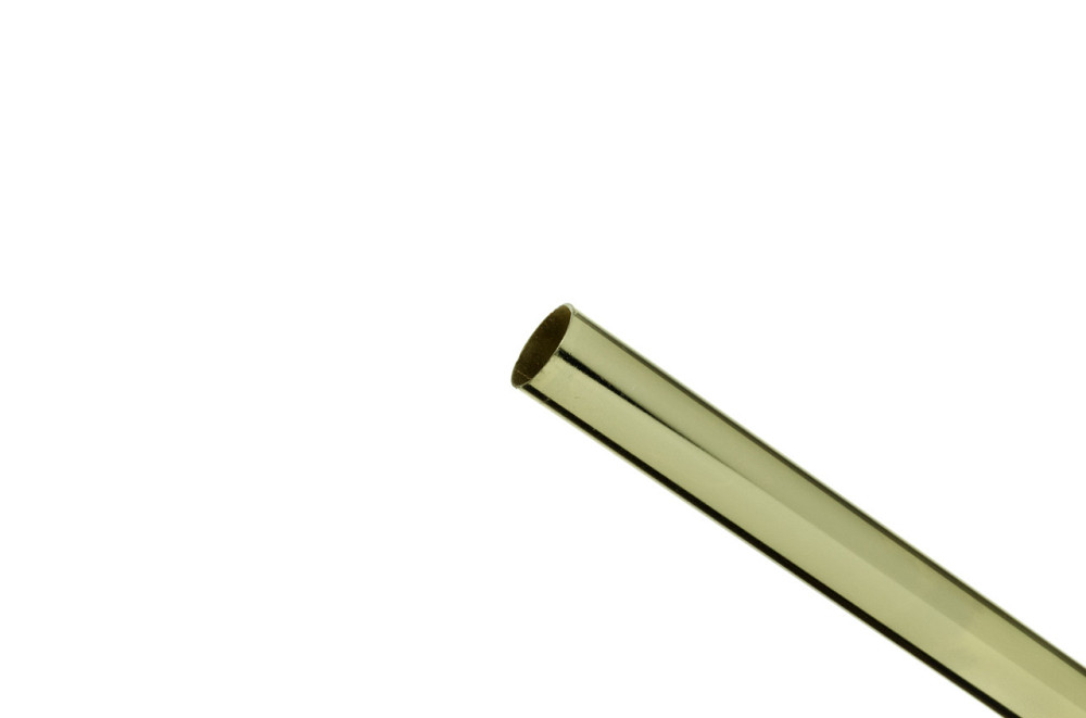 Гладкая труба для металлического карниза (цвет золото, 16 мм) труба 300см Бровары - изображение 1