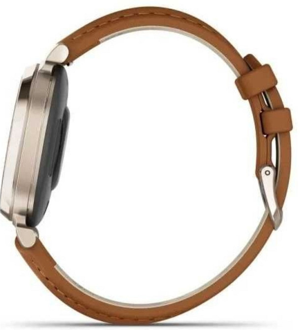 Часы: Garmin Lily 2 Classic Gream Gold With Tan Leather Band. Харьков - изображение 7