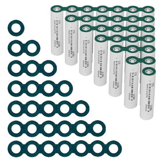 Ізоляційні прокладки для акумуляторів 21700, 126 шт Київ