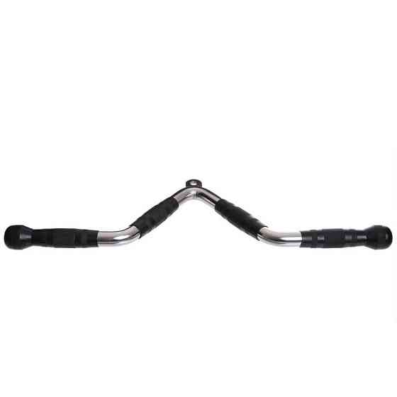 Рукоятка для тяги на трицепс V-образная обрезиненная Zelart 2739 Киев