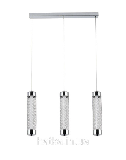 Підвісний світлодіодний світильник G 2664/3L 24W Хром Київ - фото 2