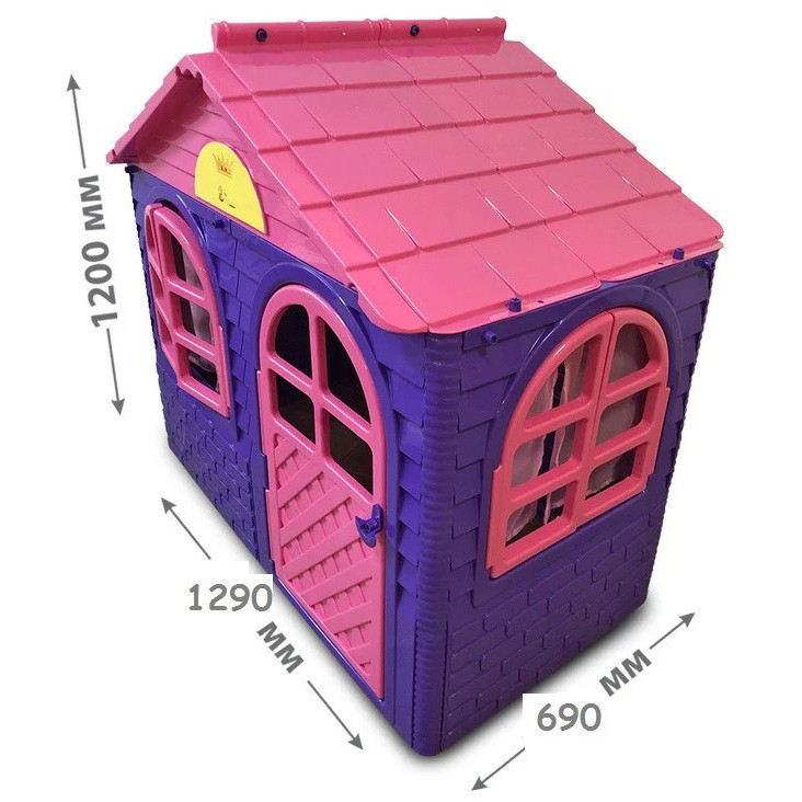 Дитячий ігровий пластиковий будиночок зі шторками Doloni для дітей Київ - фото 8