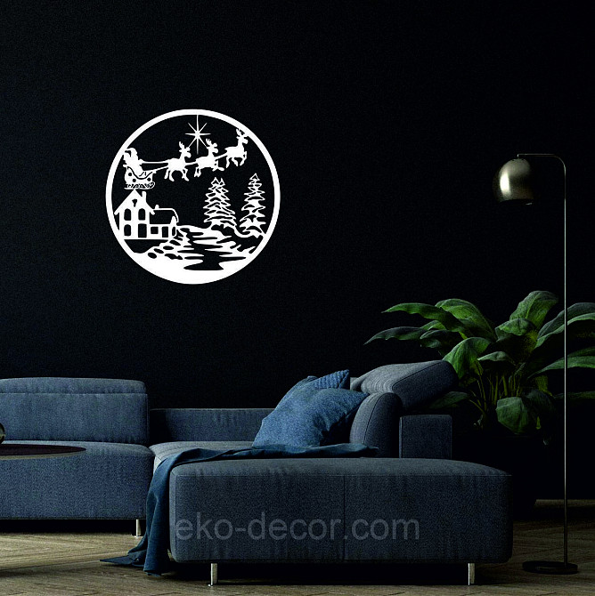 Декоративне настінне Панно «Новий рік», Декор на стену Київ - фото 5