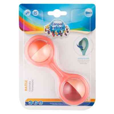 Погремушка Canpol Штанга с движущимися розовыми элементами (56/153_pin) Винница