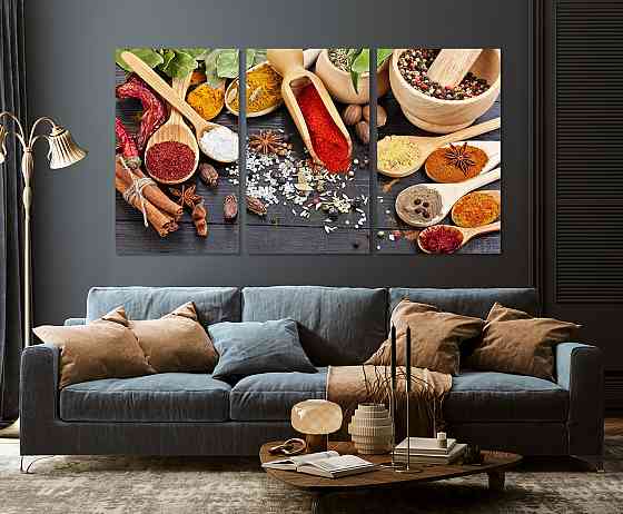 Модульная картина в гостиную / спальню Спеції  ART-080_3A Киев