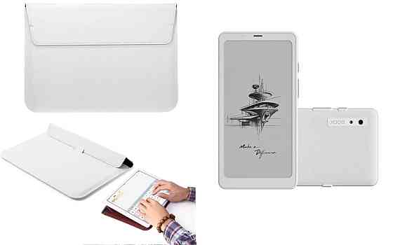 Чехол-конверт VitoCase для ONYX BOOX Palma, с функцией подставки для книги Белый Киев