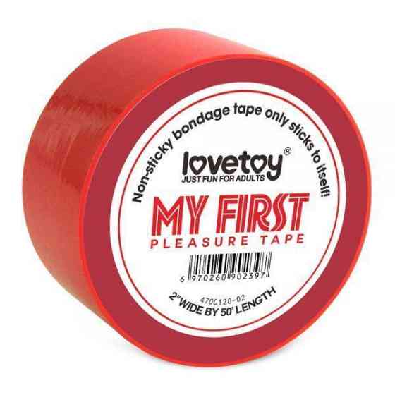 Красная лента для бондажа LOVETOY MY FIRST Sex Aura Киев