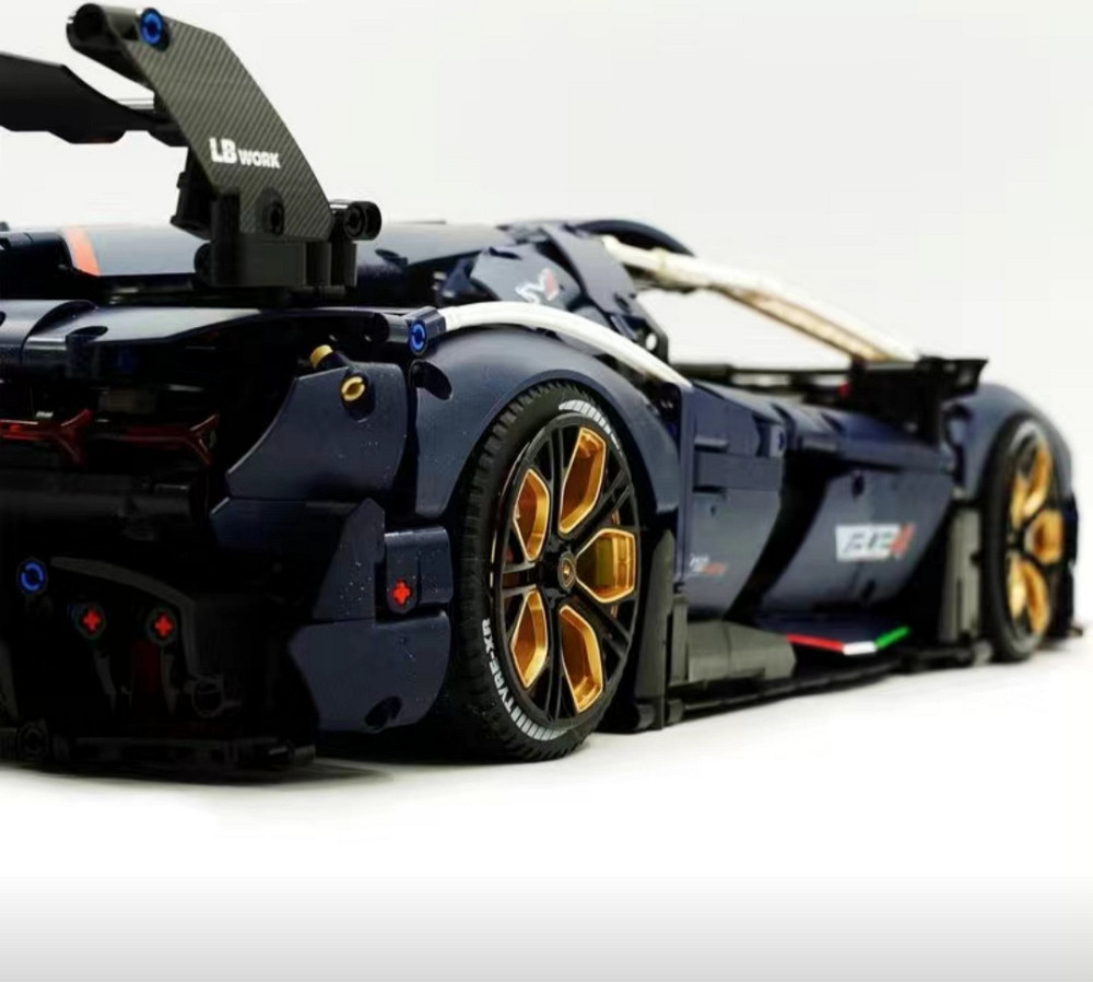 Конструктор машинка и GULY 10624 Lamborghini Aventador маштаб 1:8 4106 деталей Ламборджини Киев - изображение 6