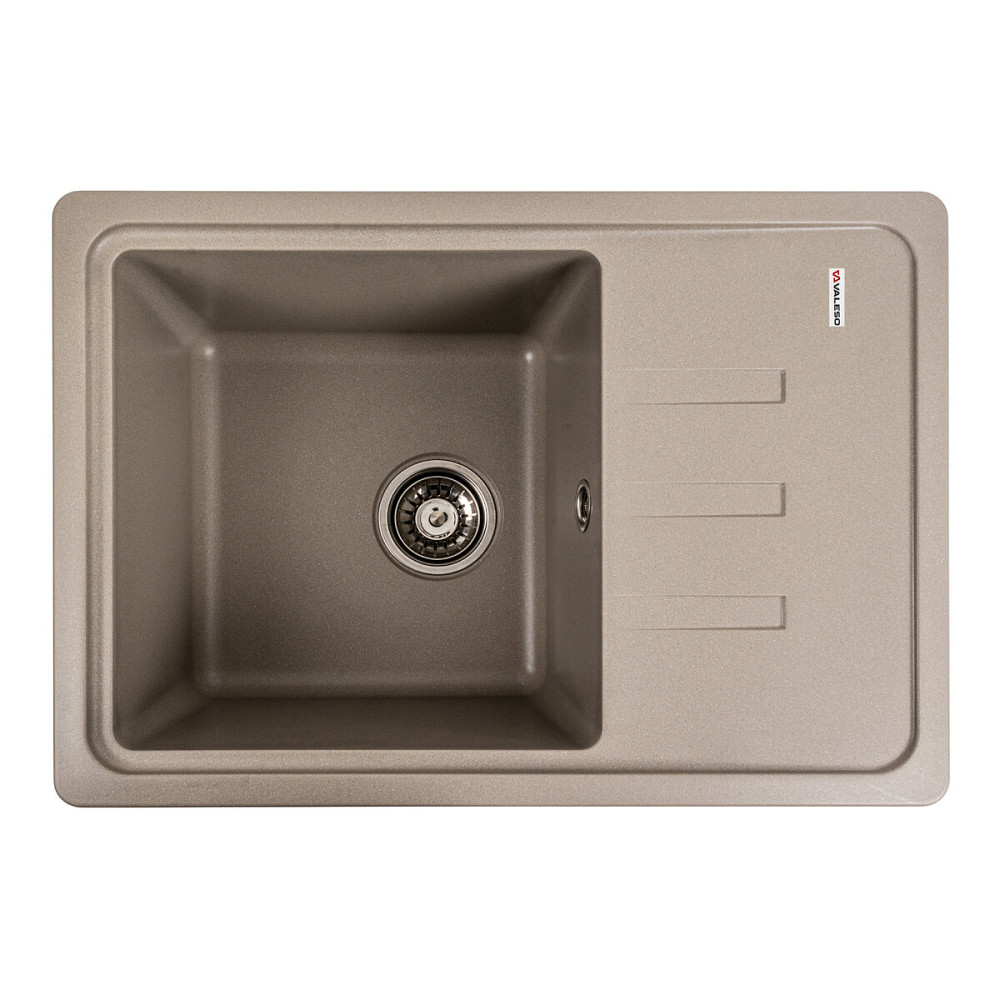 VALESO Гранітна мийка для кухні VALESO LIANA 6243 матова Титан Київ - фото 1
