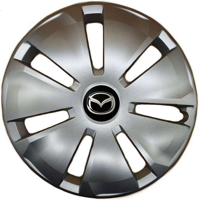 Автомобильные модельные колпаки R16 Mazda 433 4шт, SJS, серебряные Киев - изображение 1
