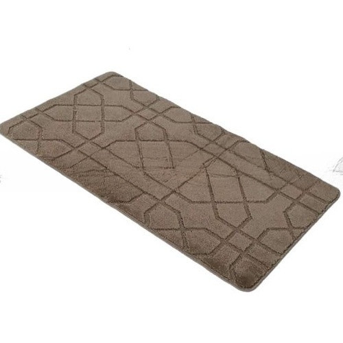 Набір килимків для ванної 2шт 60*100см+50*60см U-виріз Геометрія Standard бежевий поліпропілен Дариана Житомир - фото 9