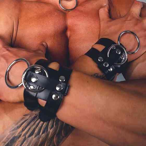 Чоловіча портупея з наручниками БДСМ (з дефектом) Луцк