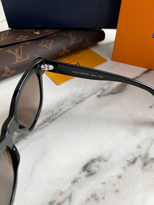 Жіночі сонцезахисні окуляри Lv (1523) brown LUX Київ - фото 8