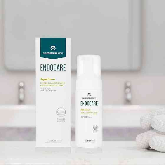 Очущуюча пінка для всіх типів шкіри, в тому числі для чутливої ENDOCARE AQUAFOAM-GENTLE CLEANSING WASH CANTABRIA, 125 мл Дніпро