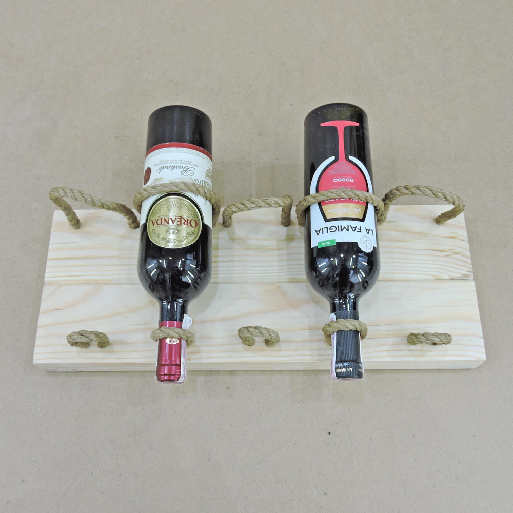 Настенная винная полка 