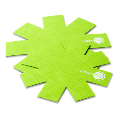 Защита для хранения сковородок GreenPan 2 шт, 27 + 34 см, салатовий (CC000749-001) Винница - изображение 1