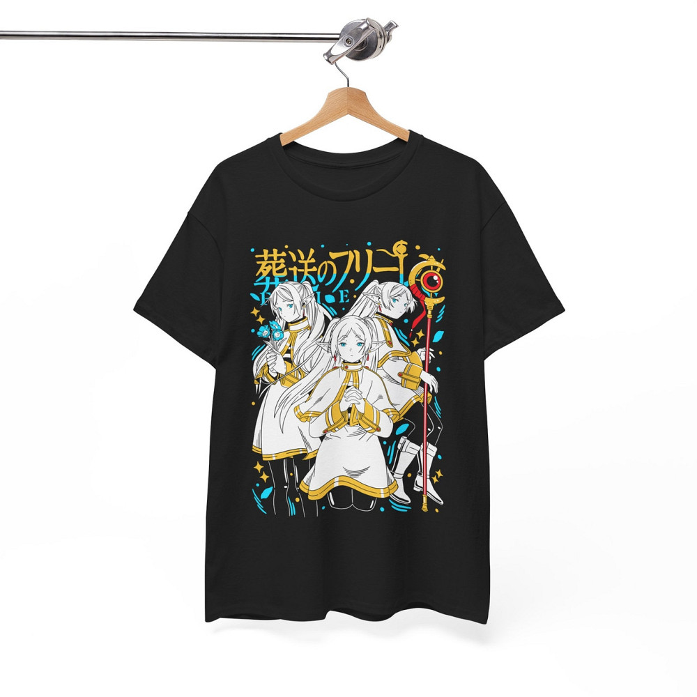 Футболка аниме Фриерен Бейонд Джоурнейс Енд оверсайз (S/M/L) Черний AnimeJ0122 Днепр - изображение 7