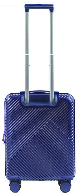Чемодан пластиковый Wings WN01 маленький 55 см темно-синий Киев - изображение 3