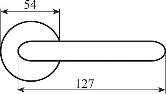 Ручка Fimet 198-266 F04 Anastasia хром/білий R ф/з Київ